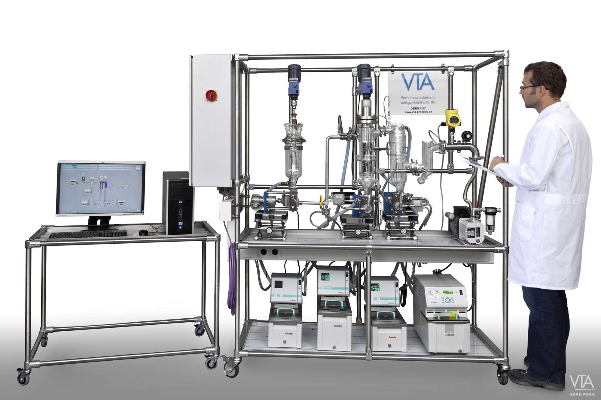 VDL 70-4 with PLC and visualisation